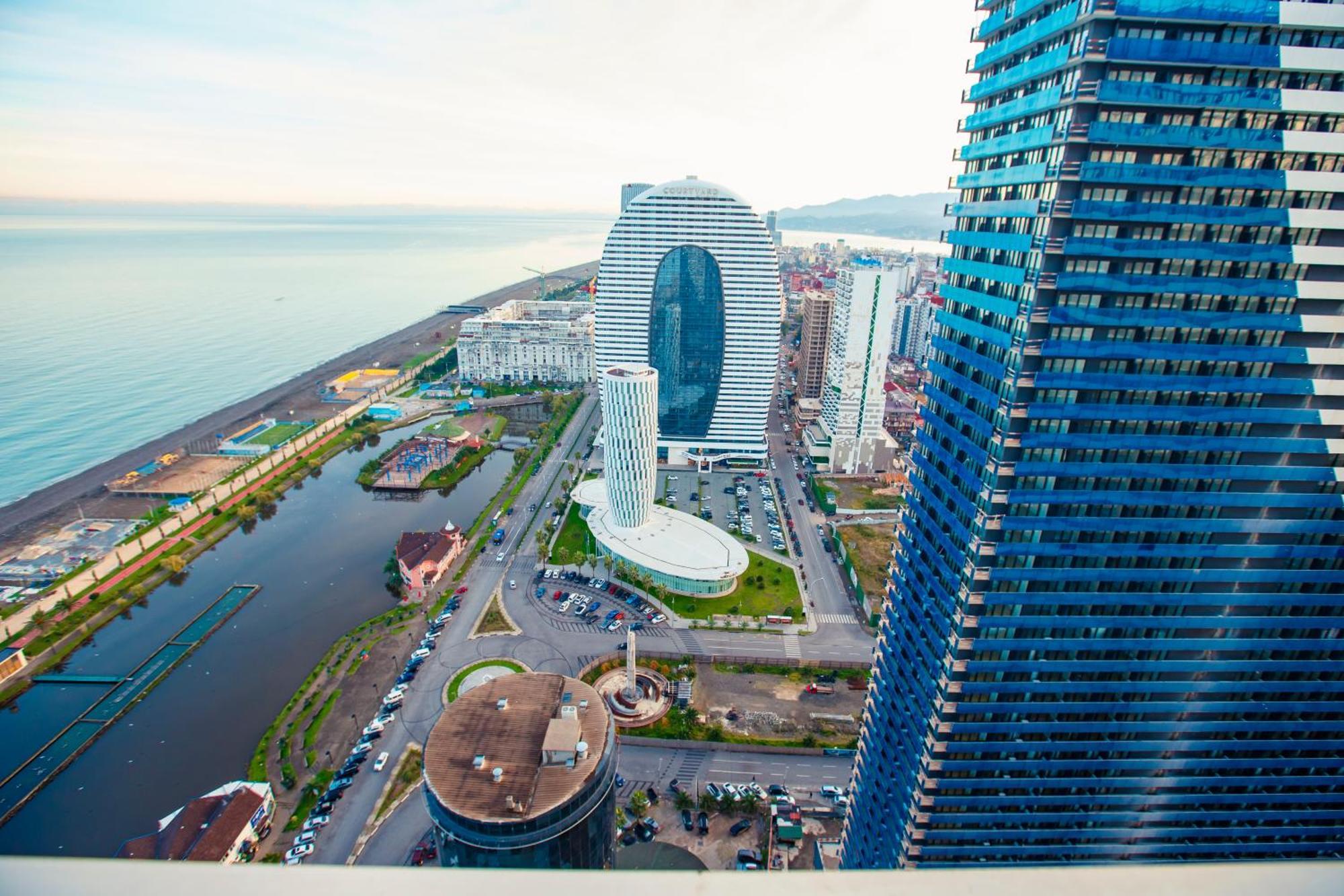 Panorama Orbi Beach Resort Center Suite Batumi Bagian luar foto